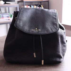kate spade black backpack purse